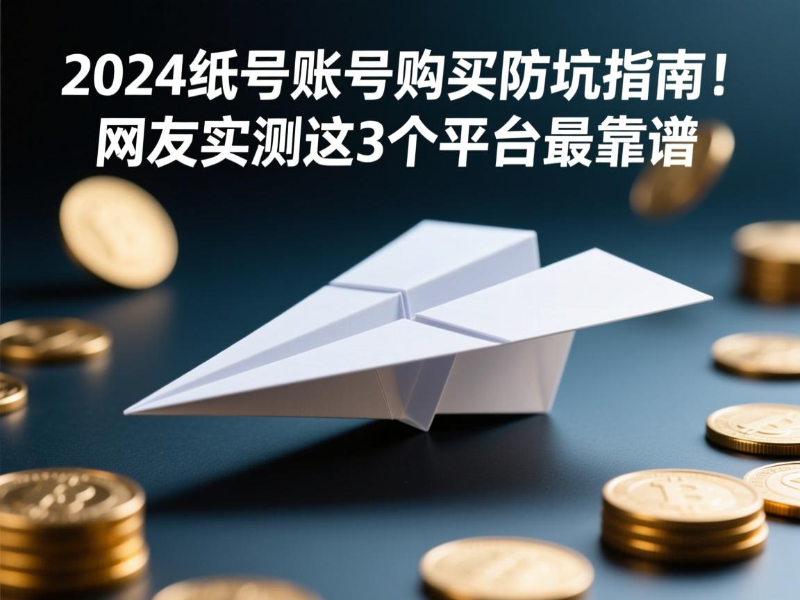 2024纸飞机账号购买防坑指南！网友实测这3个平台最靠谱