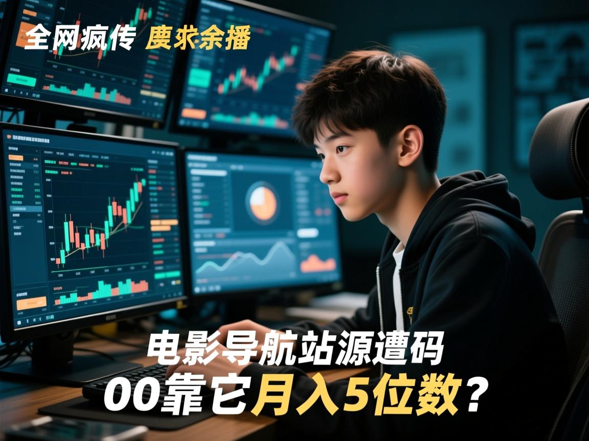 全网疯传！电影导航站源码遭黑客泄露，00后靠它月入5位数？