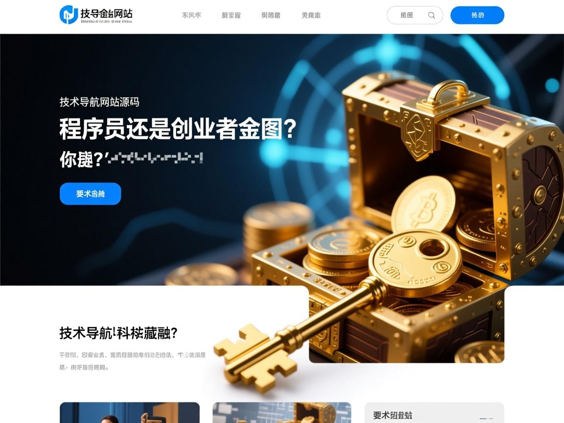 技术导航网站源码,程序员的藏宝图还是创业者的金钥匙?