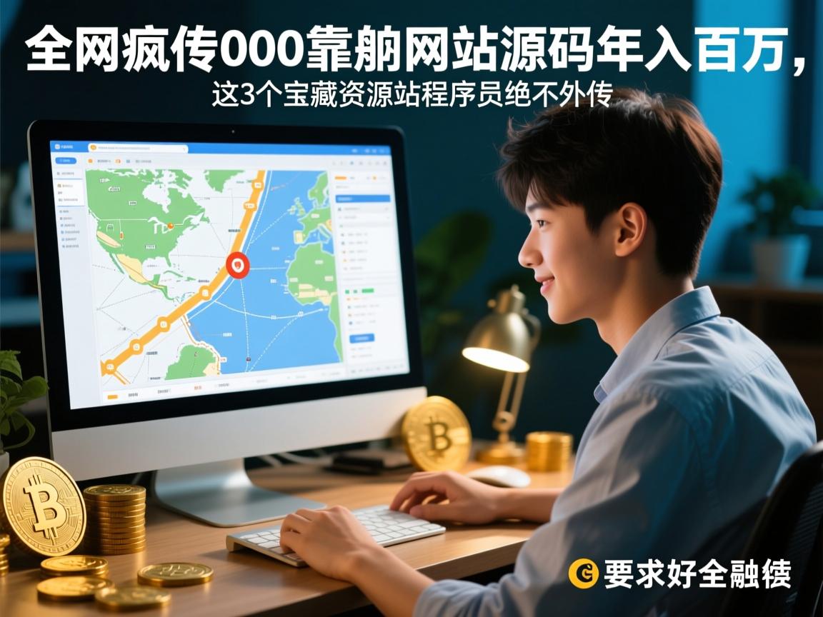 全网疯传！00后靠导航网站源码年入百万，这3个宝藏资源站程序员绝不外传