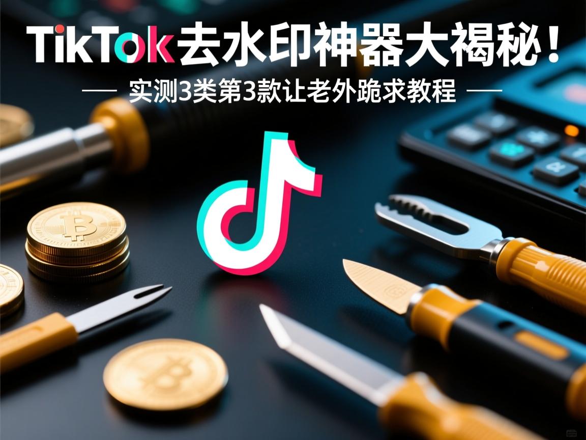 TikTok去水印神器大揭秘!实测3类工具,第3款让老外跪求教程