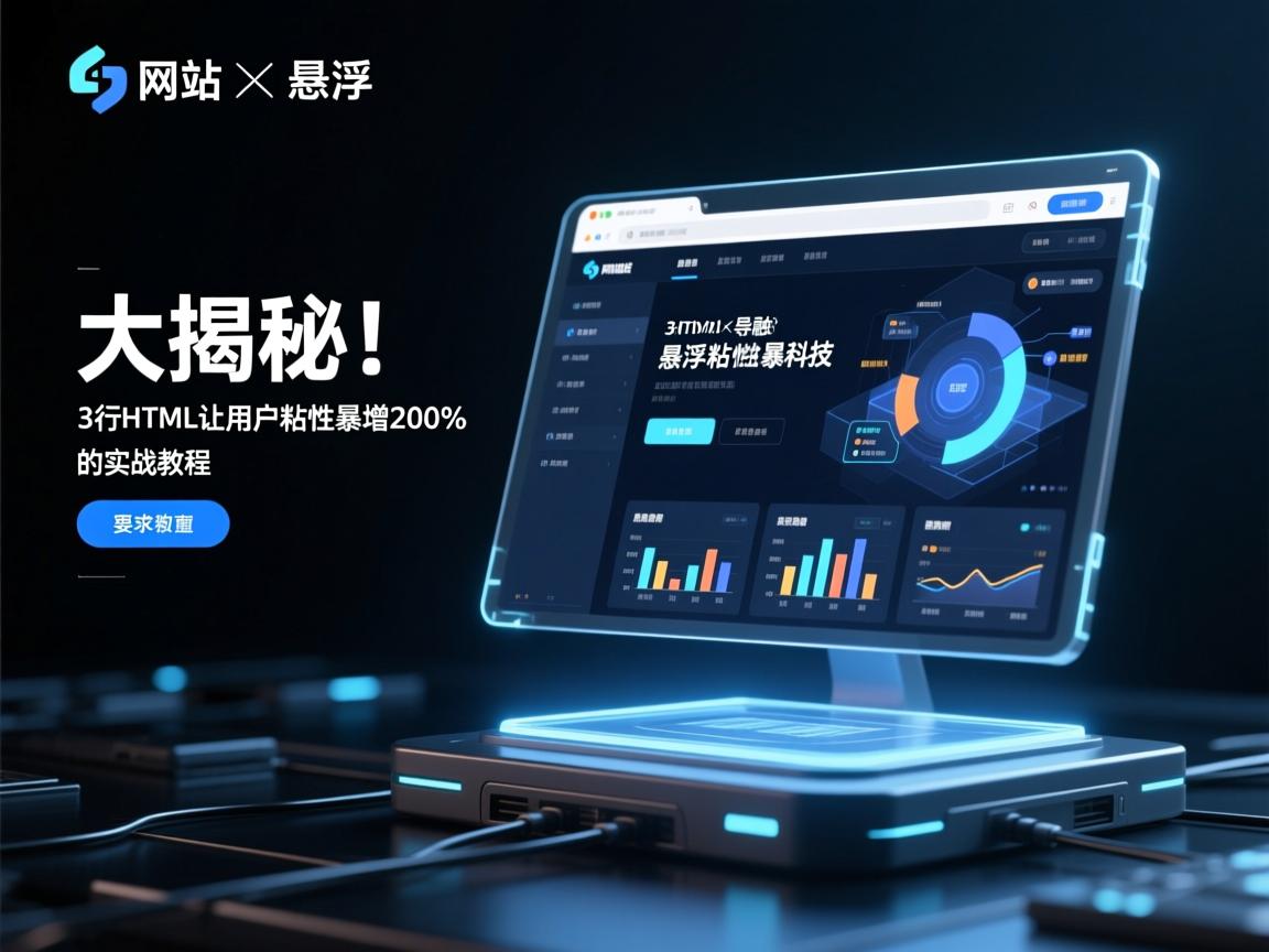 网站右侧悬浮导航代码大揭秘！3行HTML让用户粘性暴增200%的实战教程