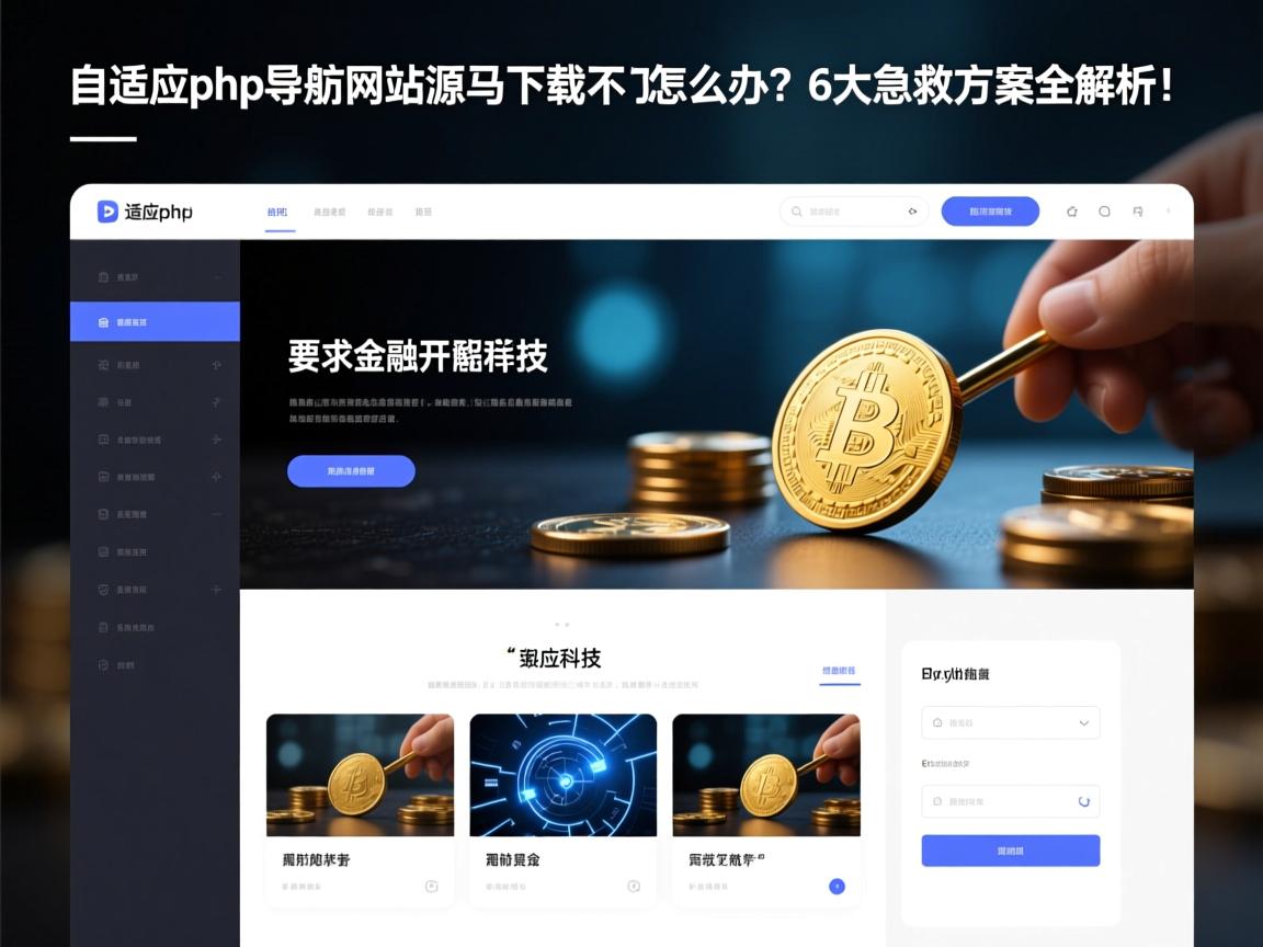 自适应php导航网站源码下载不了怎么办?6大急救方案全解析!