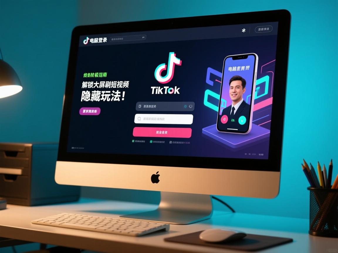 电脑登录TikTok终极指南,解锁大屏刷短视频的隐藏玩法!