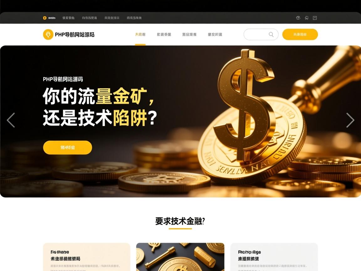 PHP导航网站源码,你的流量金矿,还是技术陷阱?