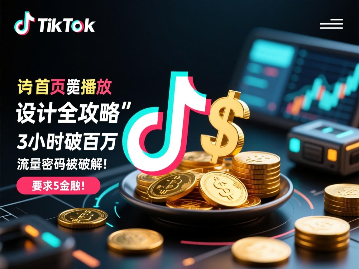 TikTok主页设计全攻略,3小时破百万播放的流量密码被破解!