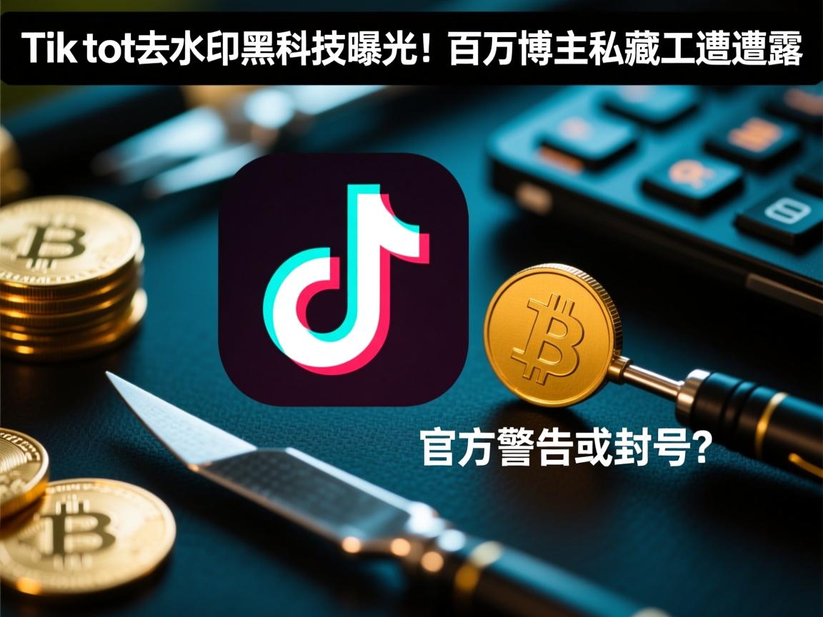 TikTok去水印黑科技曝光!百万博主私藏工具遭泄露,官方警告或封号?