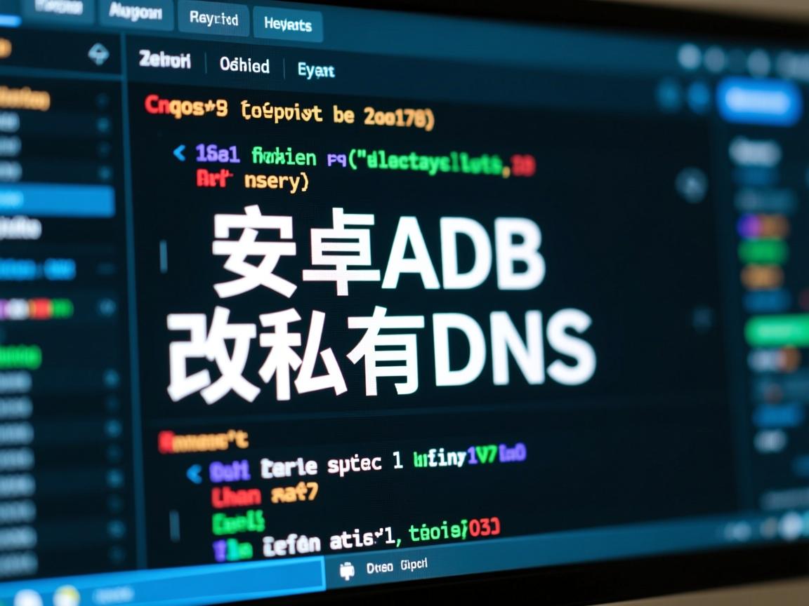 安卓ADB命令修改私有DNS