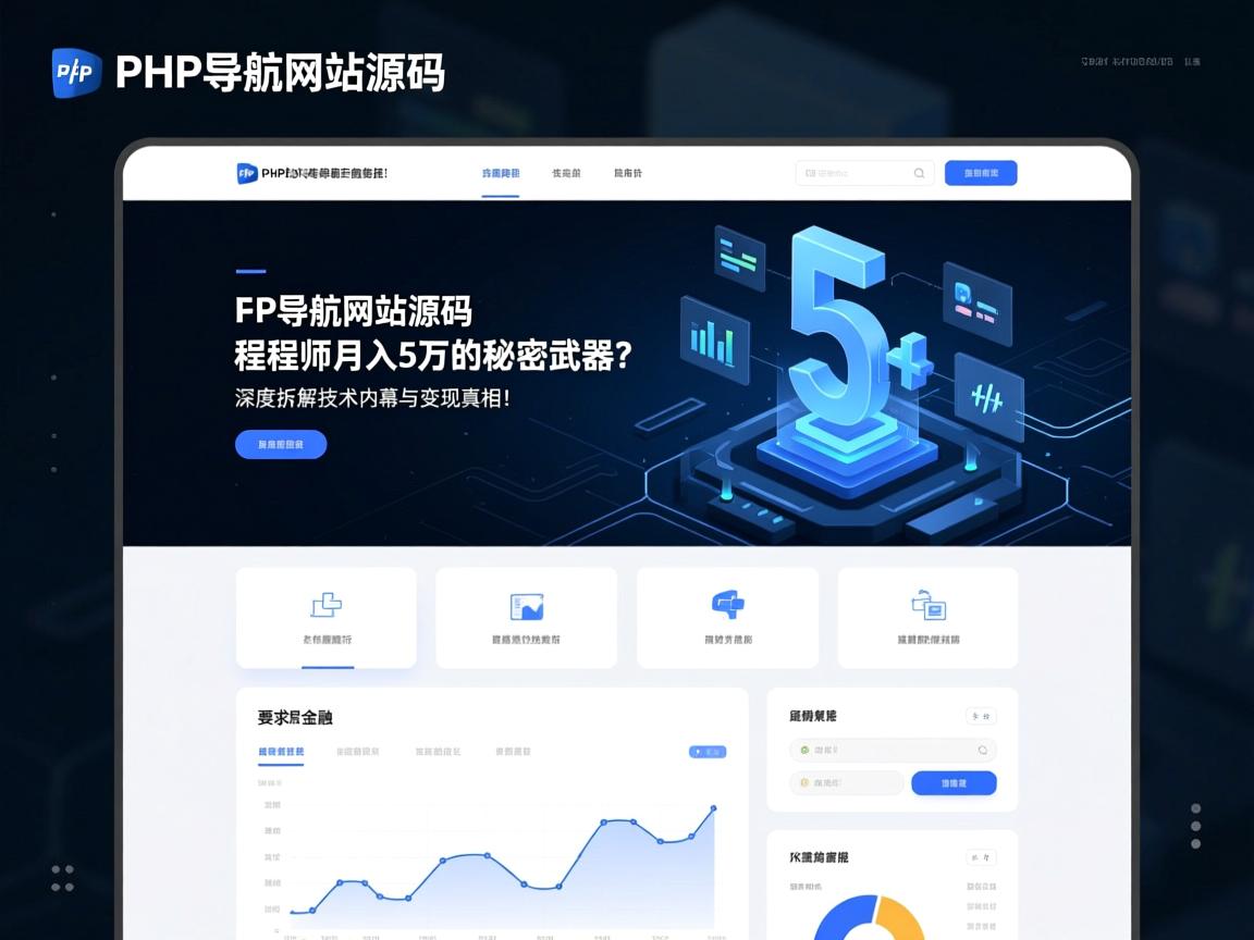 PHP导航网站源码，程序员月入5万的秘密武器？深度拆解技术内幕与变现真相！