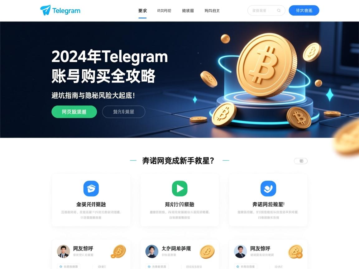 2024年Telegram账号购买全攻略,网页版渠道、避坑指南与隐秘风险大起底!网友惊呼,奔诺网竟成新手救星?