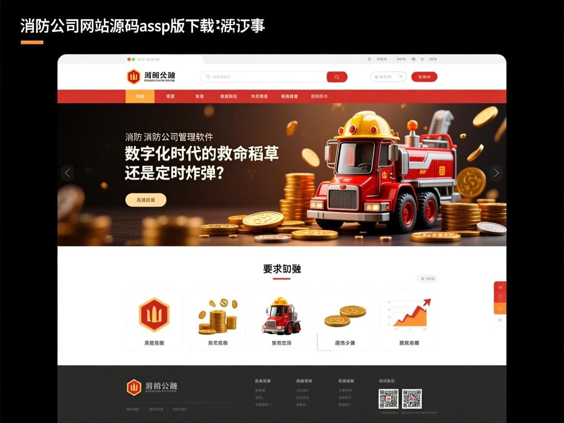消防公司网站源码asp版下载,消防公司管理软件,数字化时代的救命稻草还是定时炸弹?