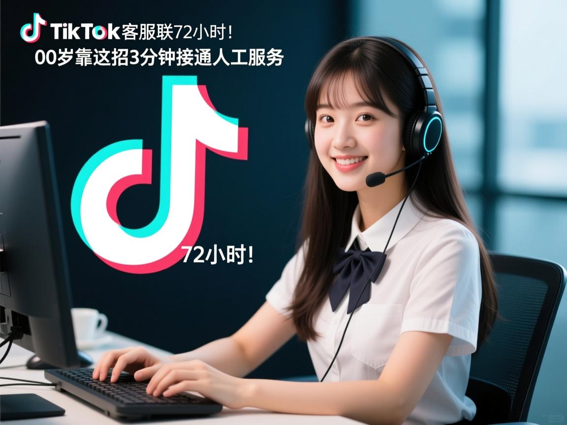 TikTok客服失联72小时!00后女生靠这招3分钟接通人工服务