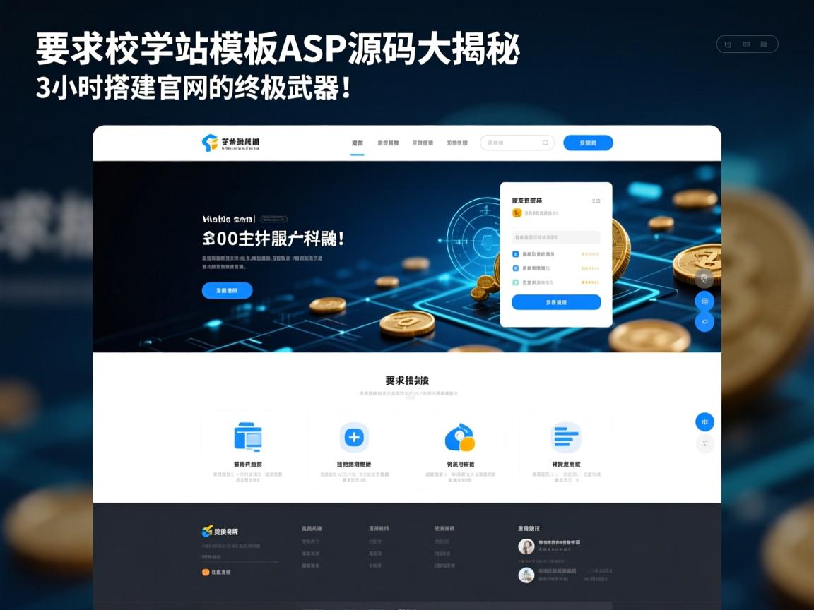 学校网站模板ASP源码大揭秘，3小时搭建官网的终极武器！