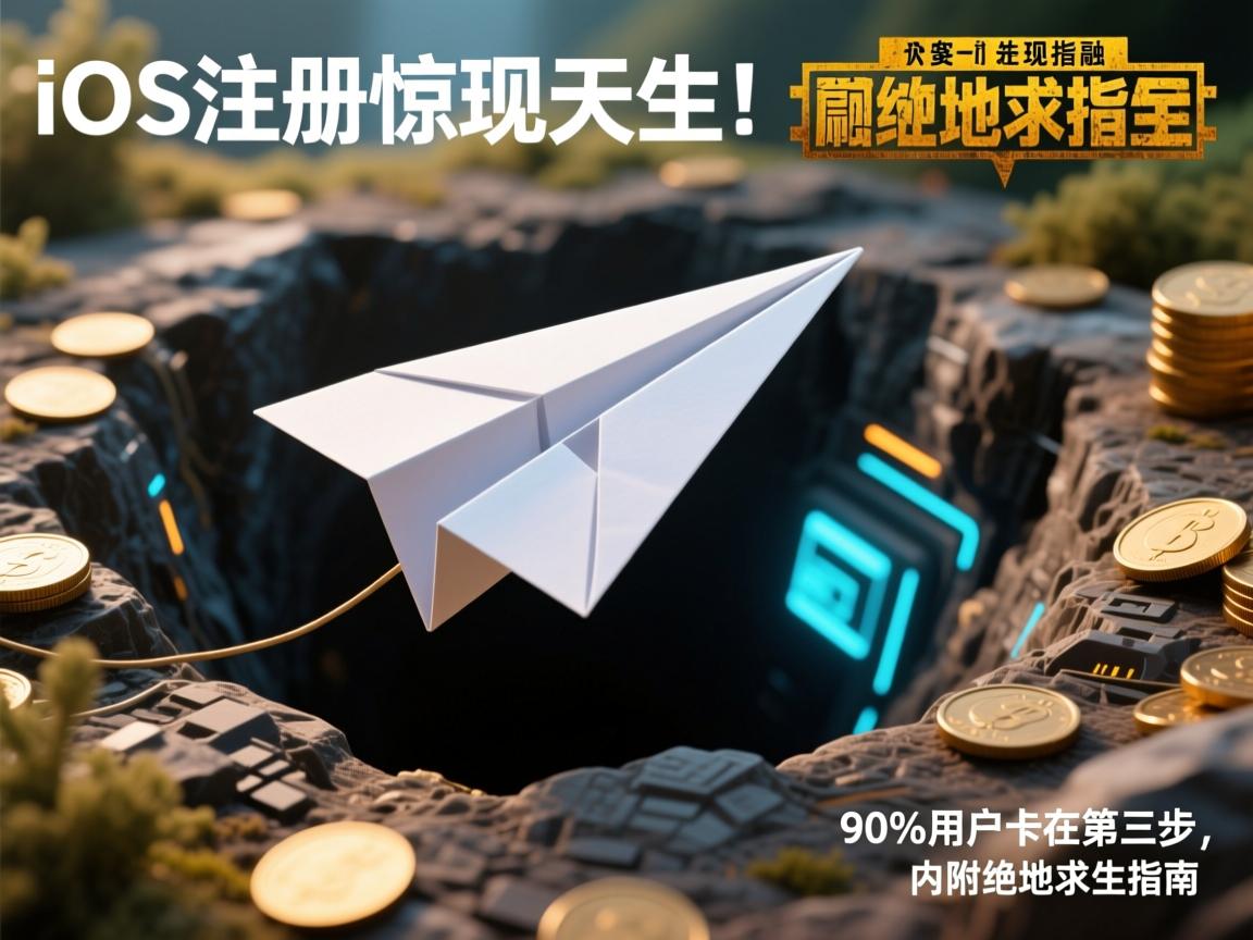 iOS纸飞机注册惊现天坑！90%用户卡在第三步，内附绝地求生指南