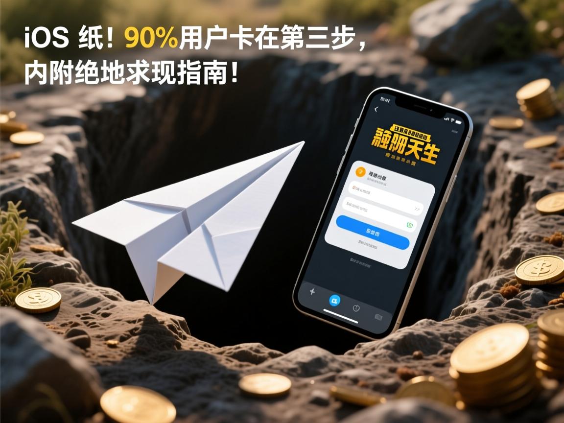 iOS纸飞机注册惊现天坑!90%用户卡在第三步,内附绝地求生指南