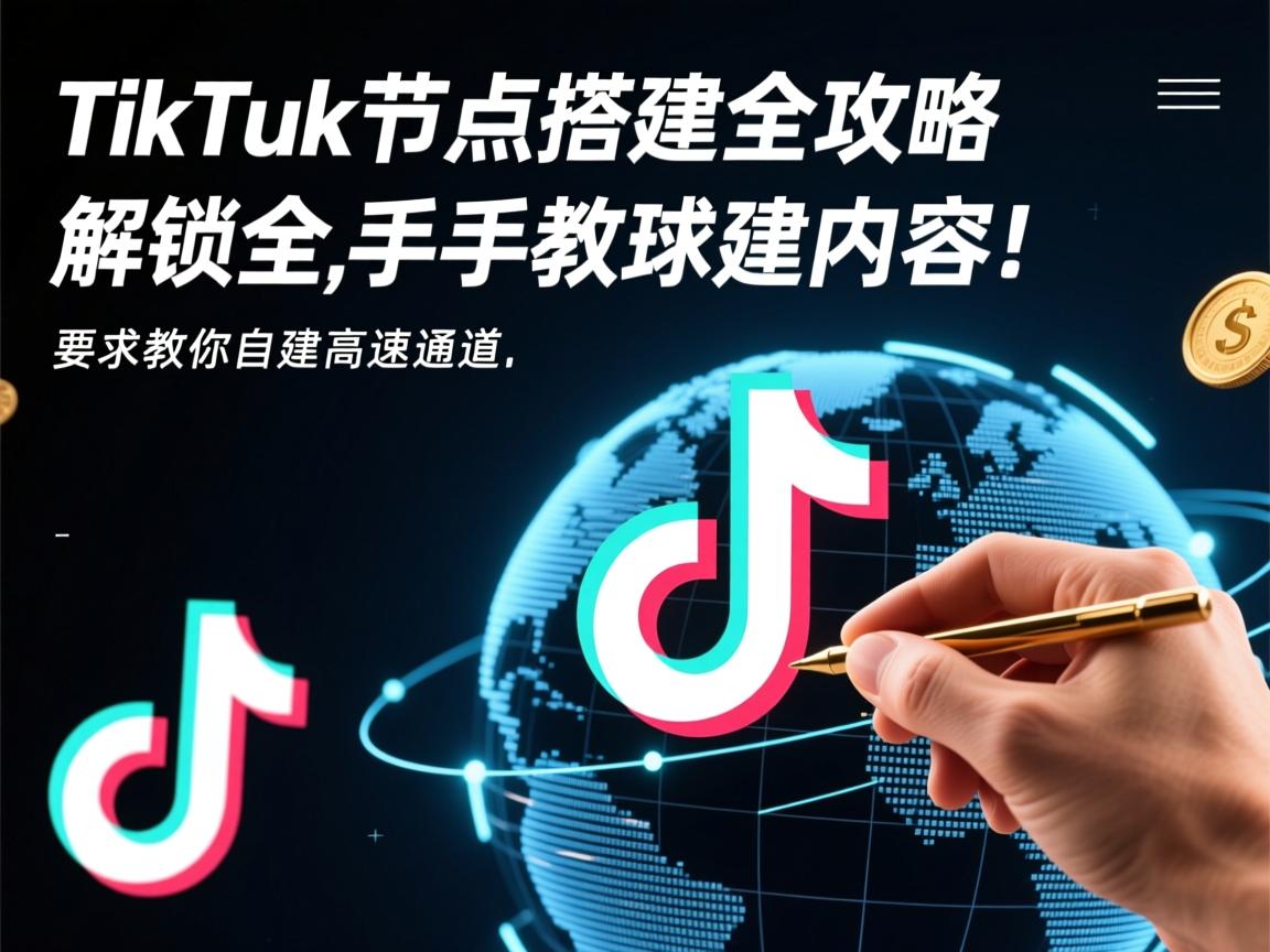 TikTok节点搭建全攻略,解锁全球内容,手把手教你自建高速通道!