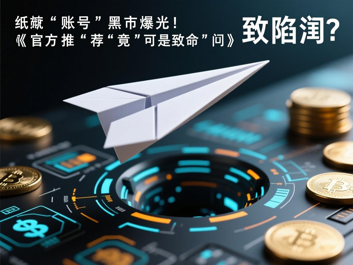 纸飞机账号黑市曝光!官方推荐竟是致命陷阱?