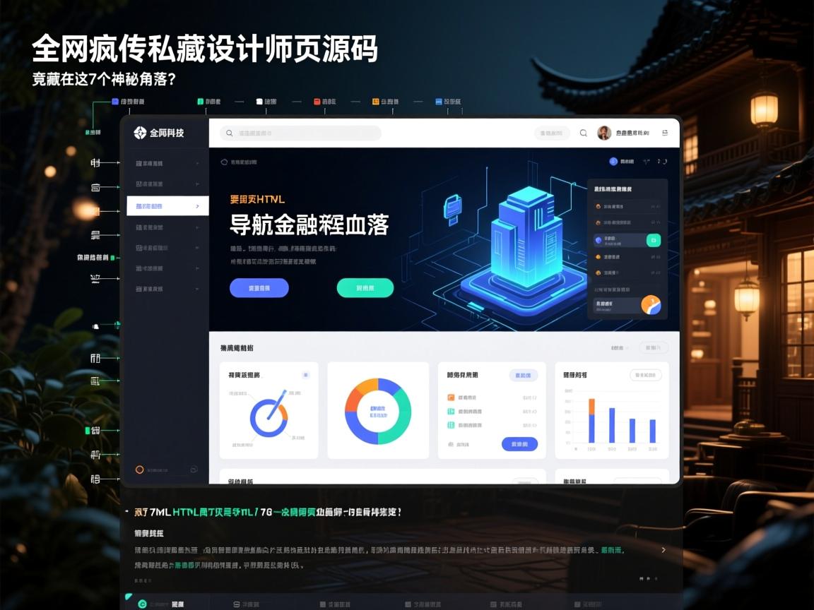 全网疯传!设计师私藏的HTML导航页源码竟藏在这7个神秘角落?