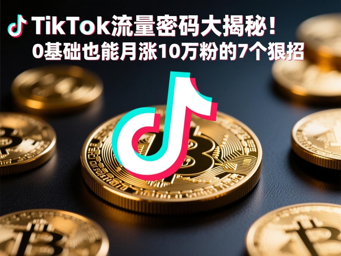 TikTok流量密码大揭秘!0基础也能月涨10万粉的7个狠招