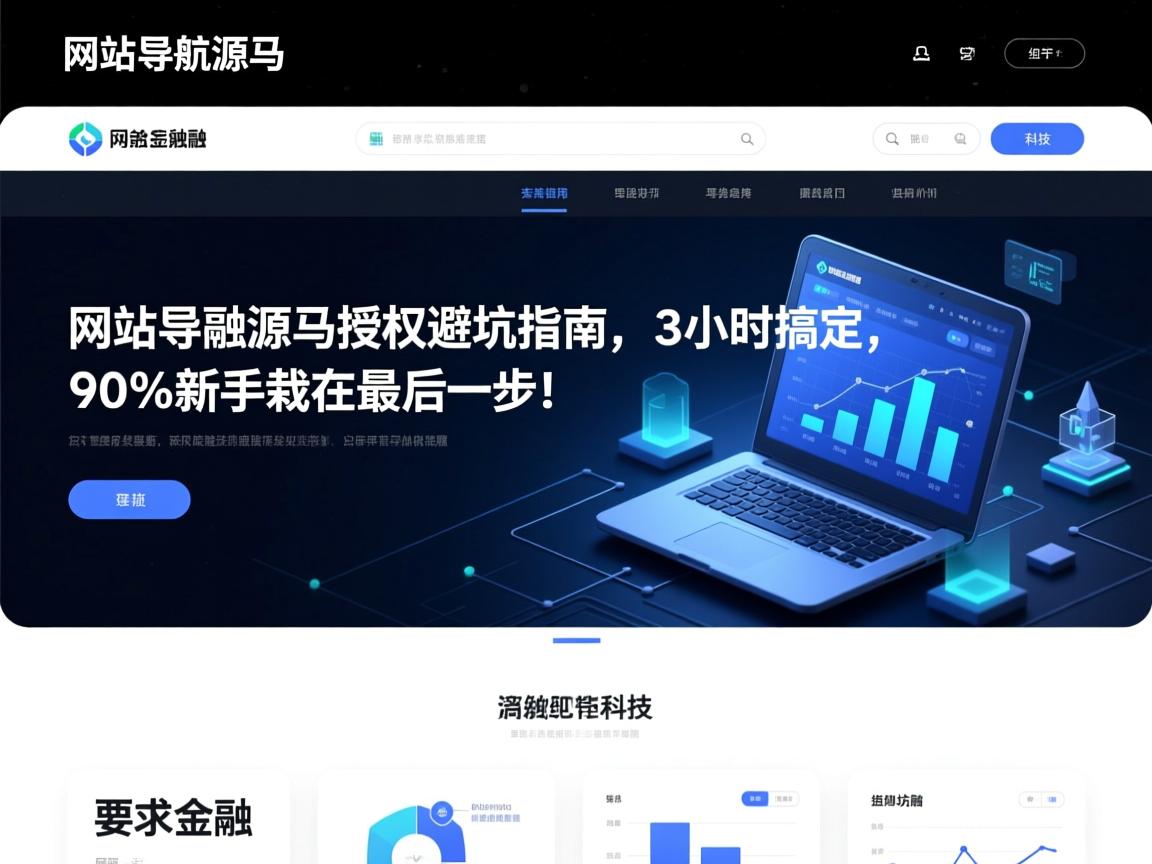 网站导航源码授权避坑指南,3小时搞定,90%新手栽在最后一步!