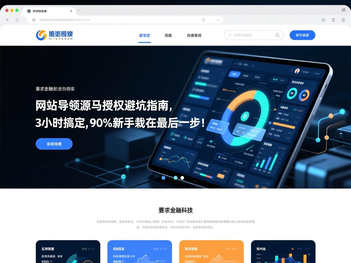 网站导航源码授权避坑指南,3小时搞定,90%新手栽在最后一步!