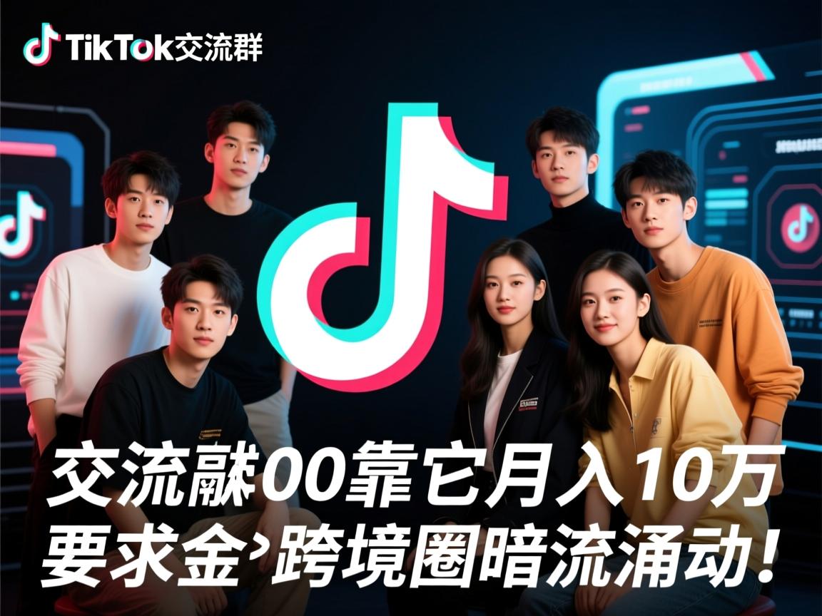 TikTok交流群,00后靠它月入10万,跨境圈暗流涌动!