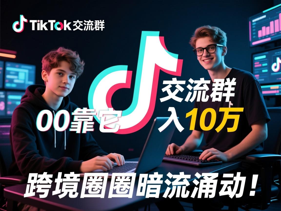 TikTok交流群,00后靠它月入10万,跨境圈暗流涌动!