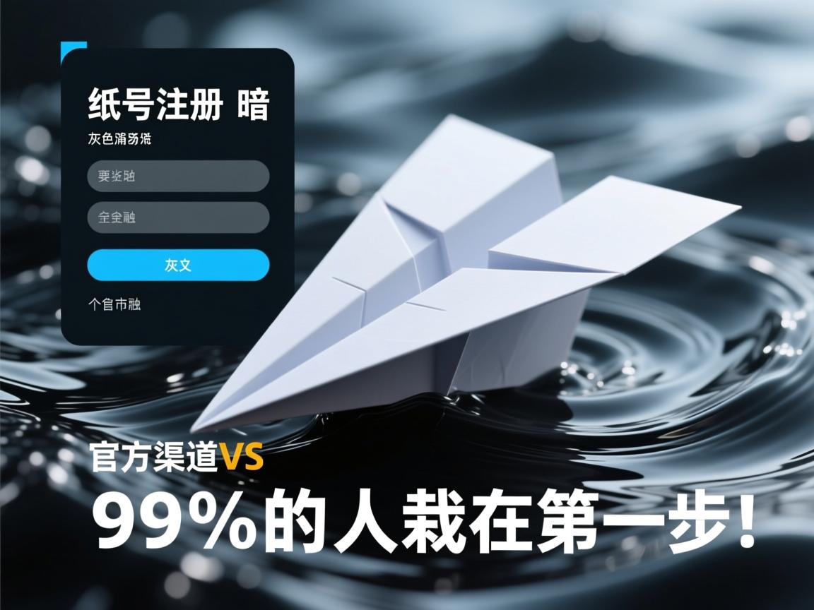 纸飞机账号注册暗流涌动,官方渠道VS灰色市场,99%的人栽在第一步!