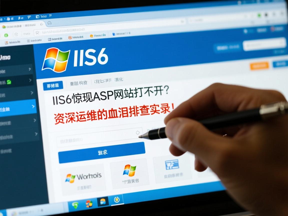 IIS6惊现ASP网站打不开？资深运维的血泪排查实录！
