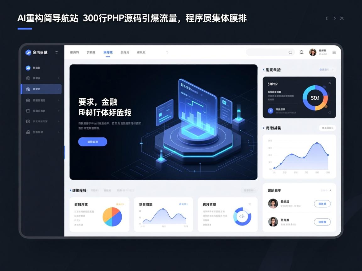 AI重构极简导航站！300行PHP源码引爆流量，程序员集体膜拜