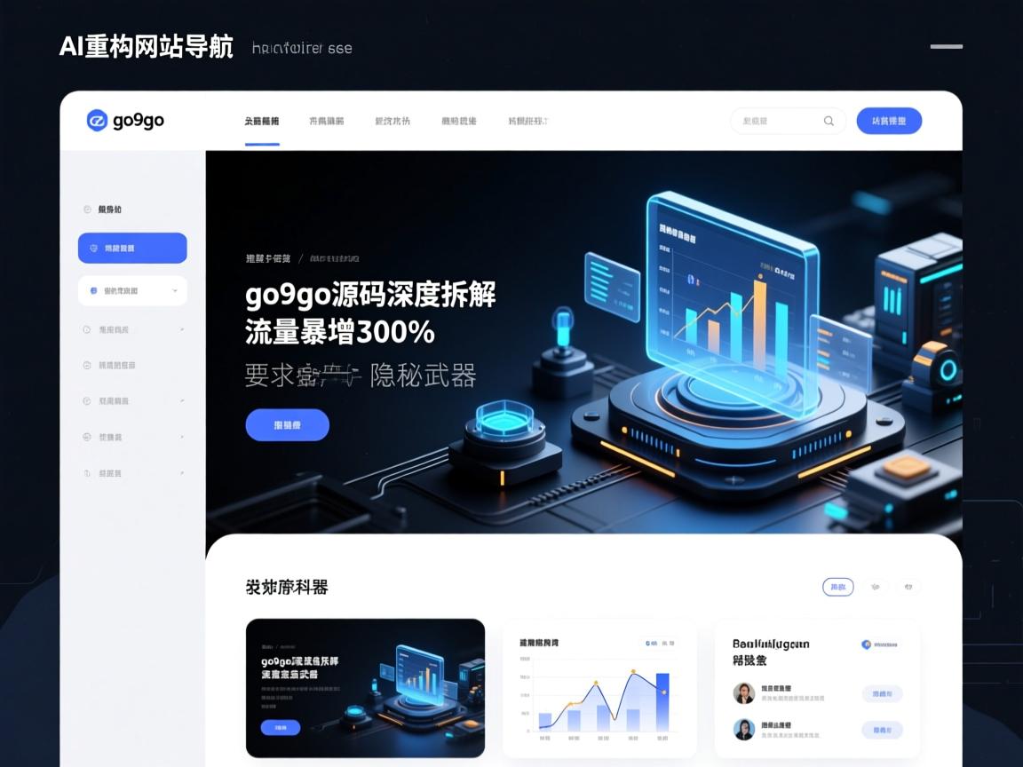 AI重构网站导航!go9go源码深度拆解,流量暴增300%的隐秘武器