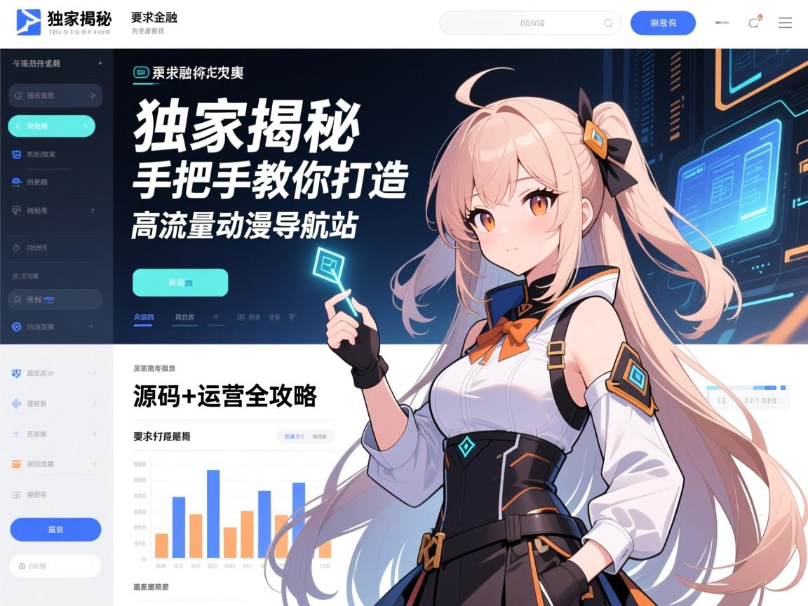 独家揭秘!手把手教你打造高流量动漫导航站,源码+运营全攻略