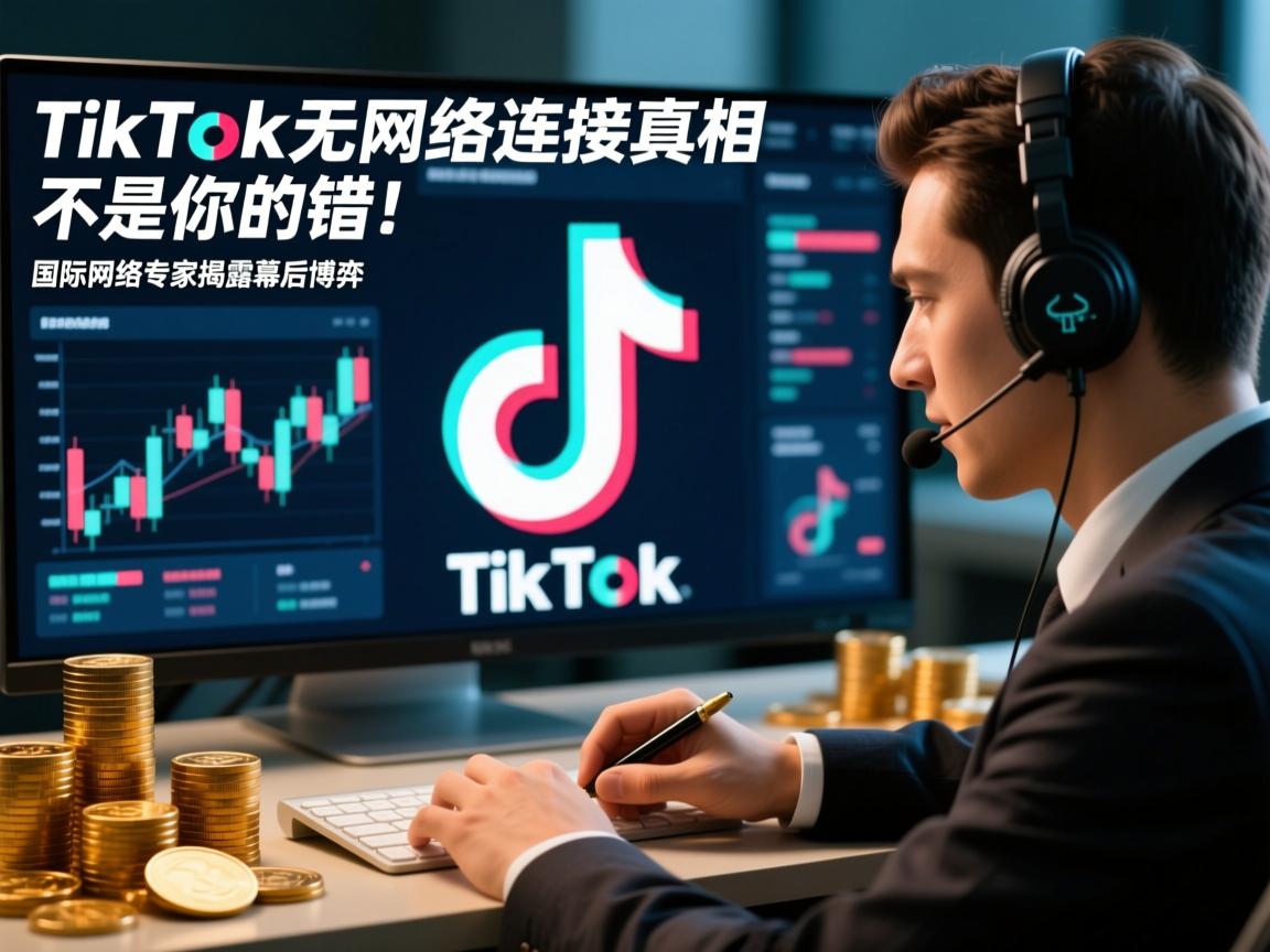 TikTok无网络连接真相,不是你的错!国际网络专家揭露幕后博弈