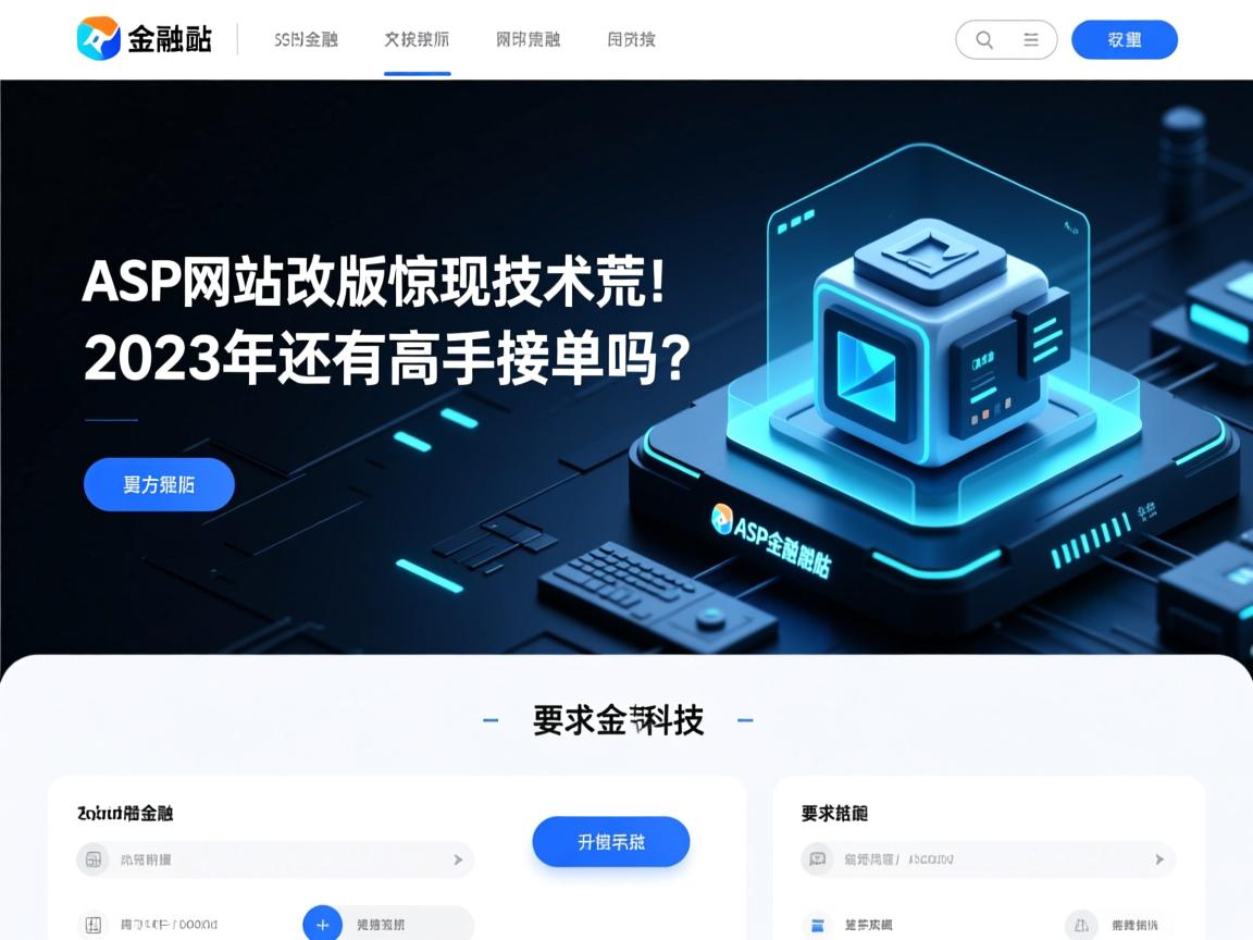 ASP网站改版惊现技术荒!2023年还有高手接单吗?