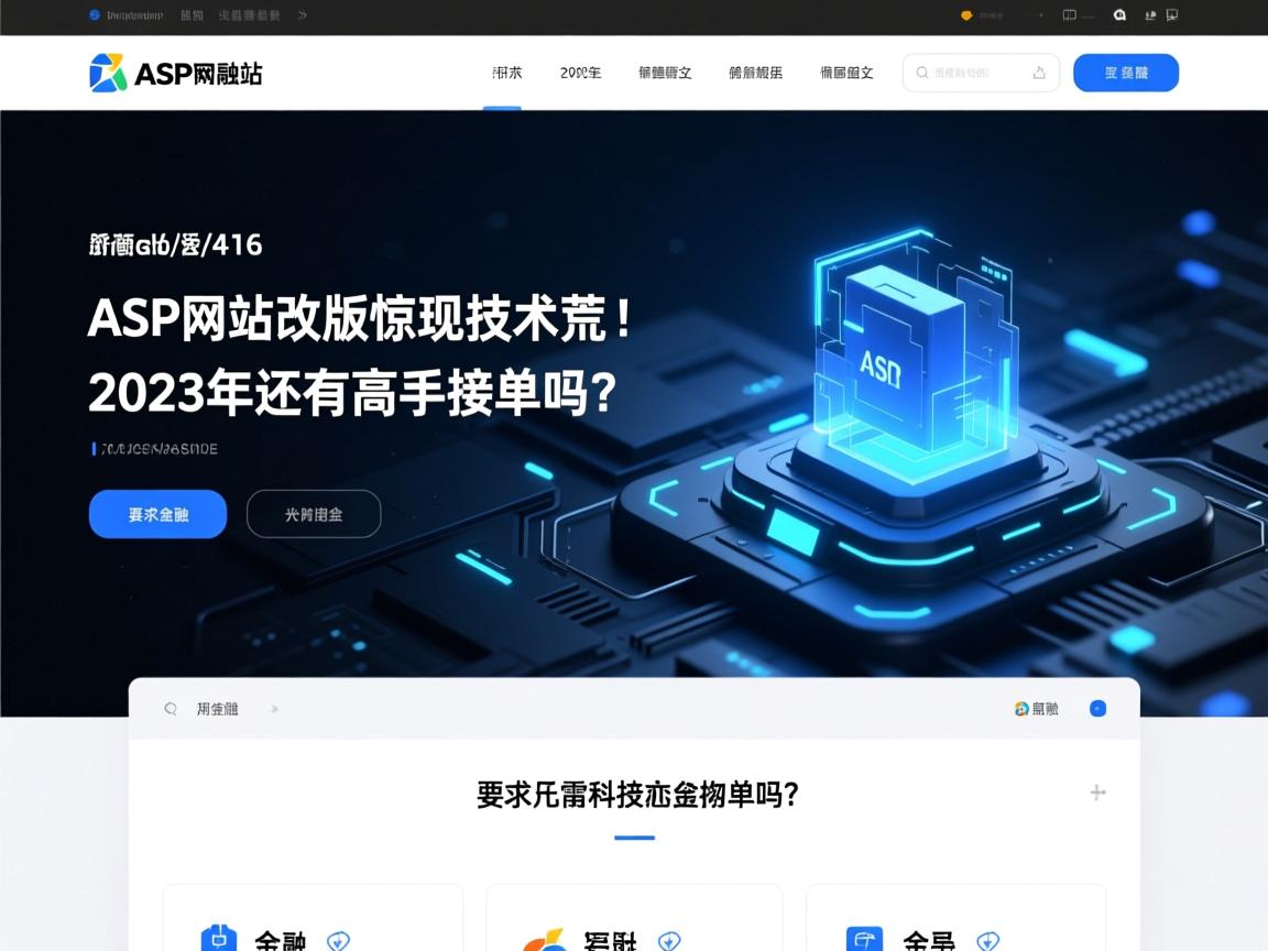 ASP网站改版惊现技术荒!2023年还有高手接单吗?