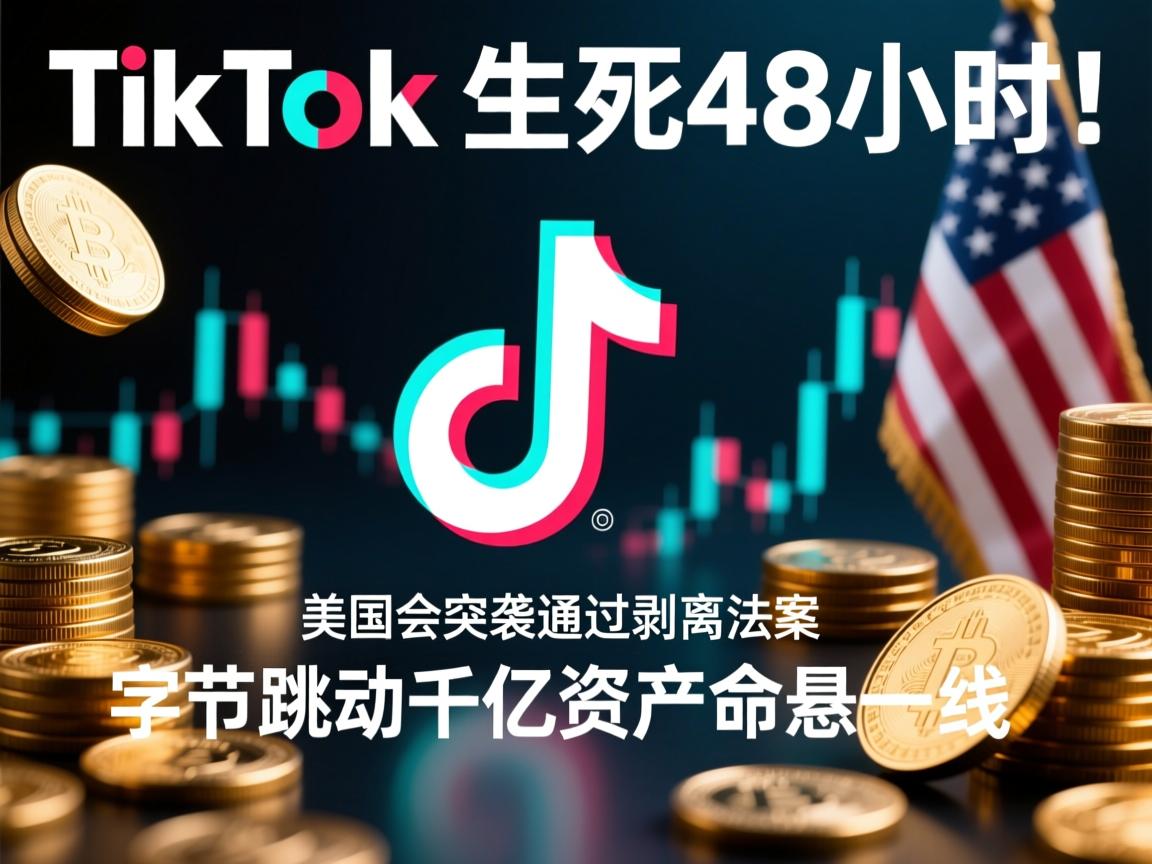 TikTok生死48小时！美国会突袭通过剥离法案，字节跳动千亿资产命悬一线