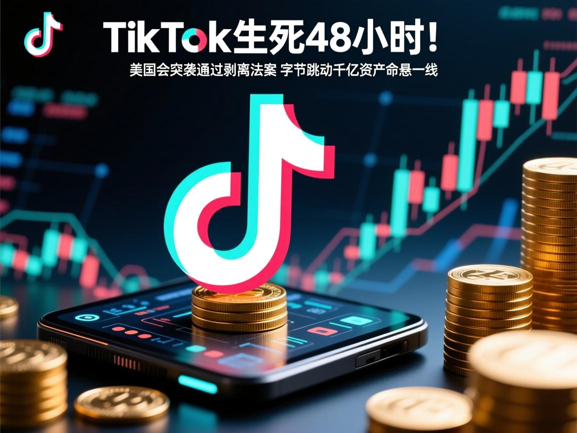 TikTok生死48小时!美国会突袭通过剥离法案,字节跳动千亿资产命悬一线