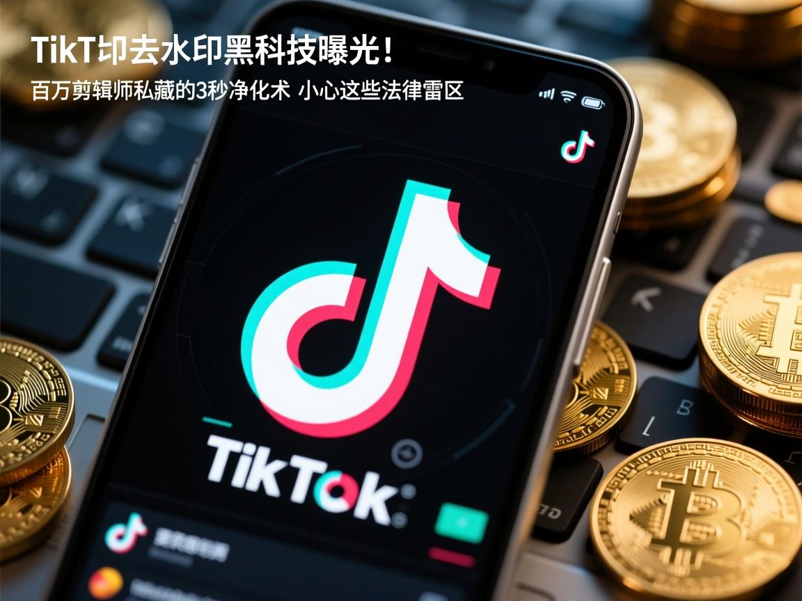 TikTok去水印黑科技曝光！百万剪辑师私藏的3秒净化术，小心这些法律雷区