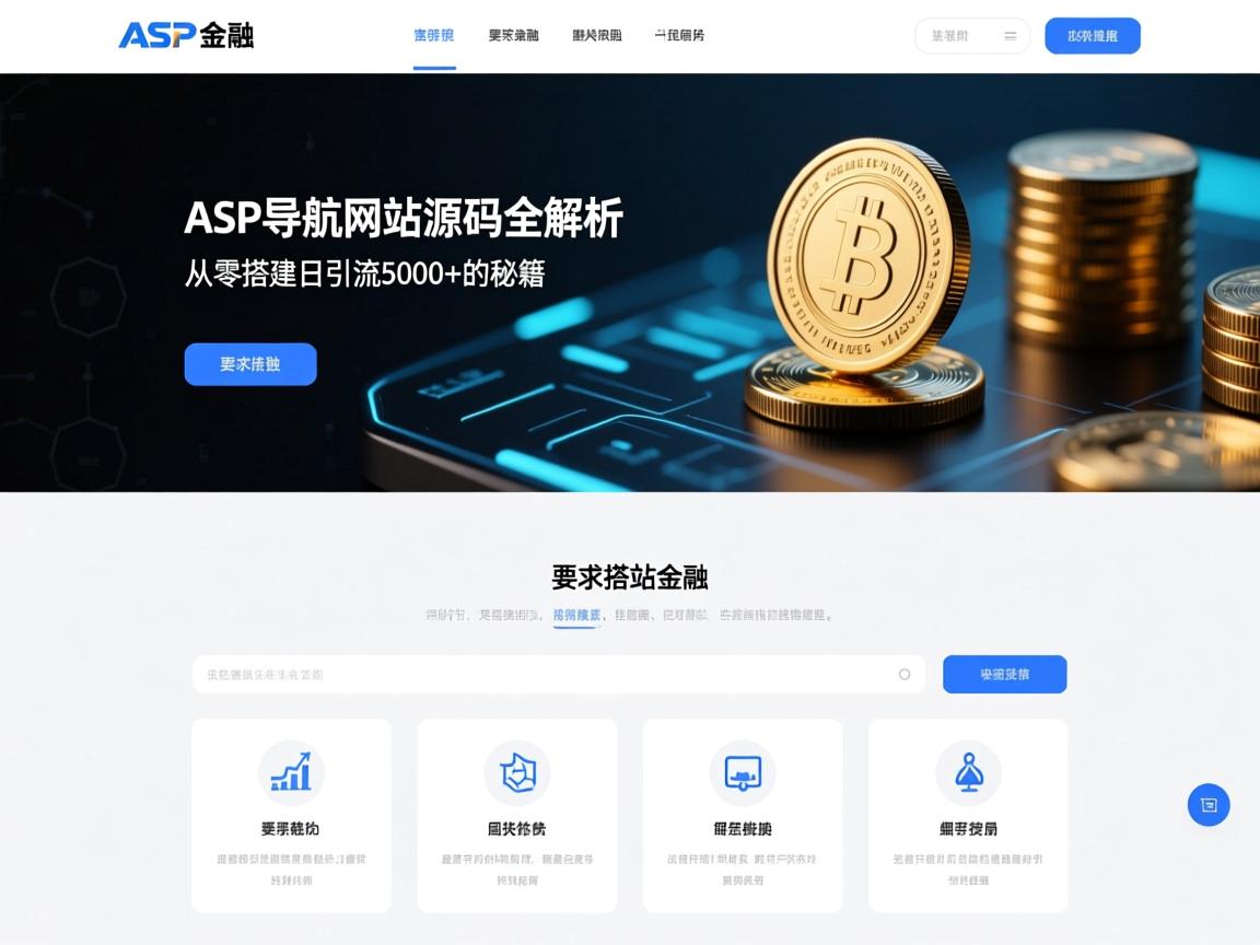 ASP导航网站源码全解析,从零搭建日引流5000+的秘籍