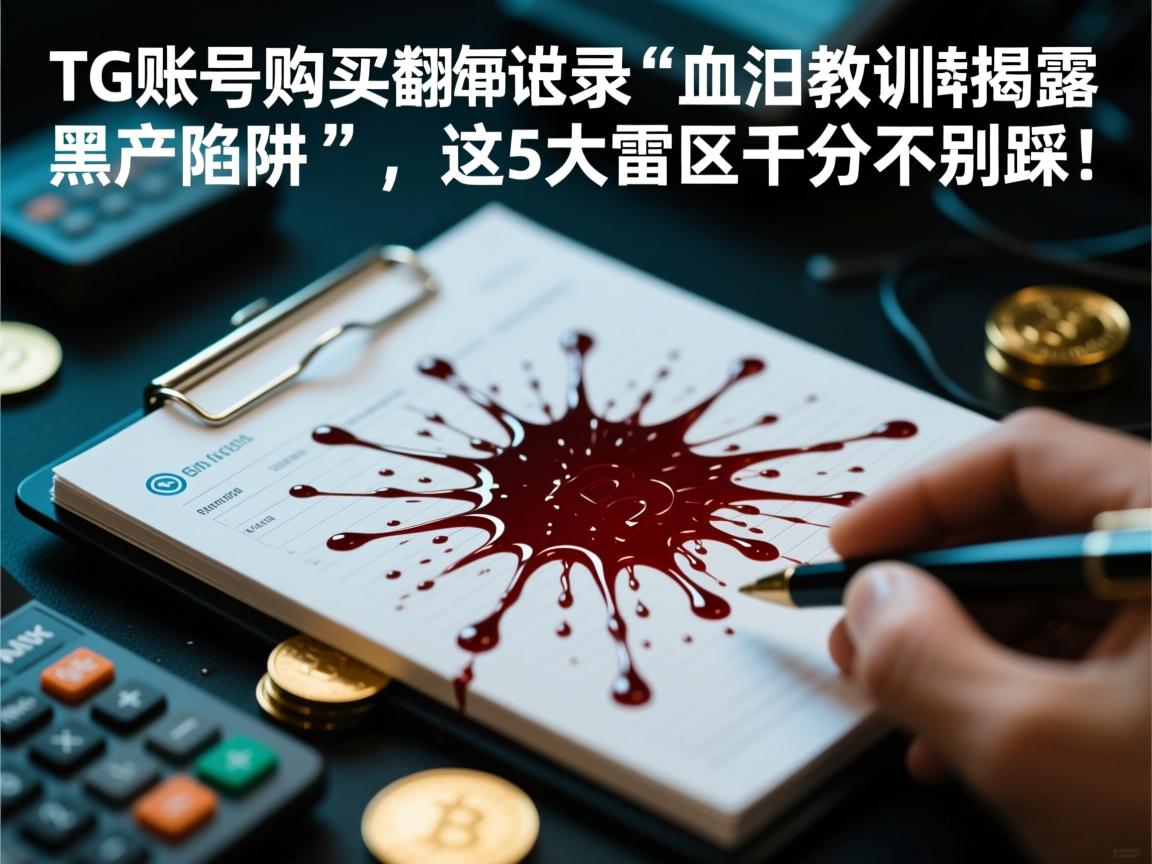 TG账号购买翻车实录,血泪教训揭露黑产陷阱,这5大雷区千万别踩!