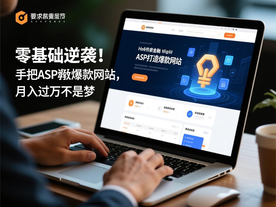 零基础逆袭！手把手教你用ASP打造爆款网站，月入过万不是梦