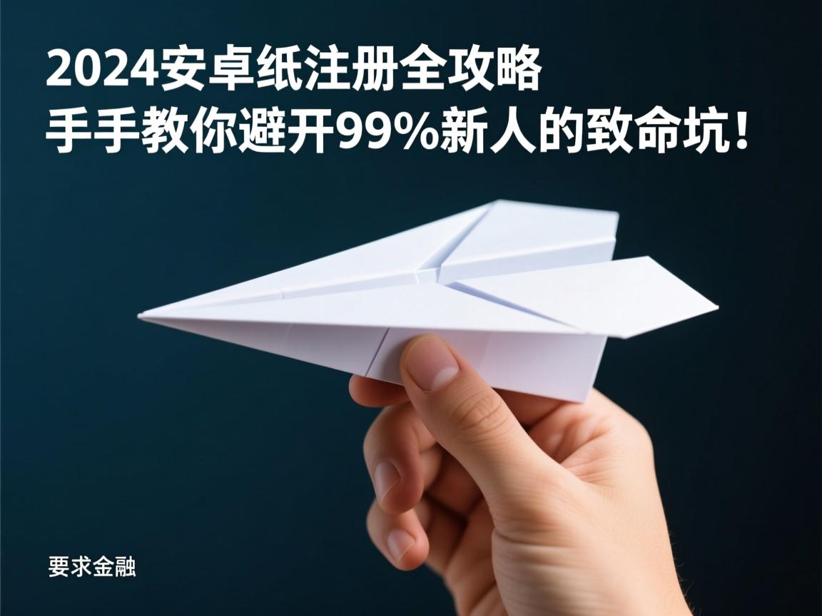 2024安卓纸飞机注册全攻略，手把手教你避开99%新人的致命坑！