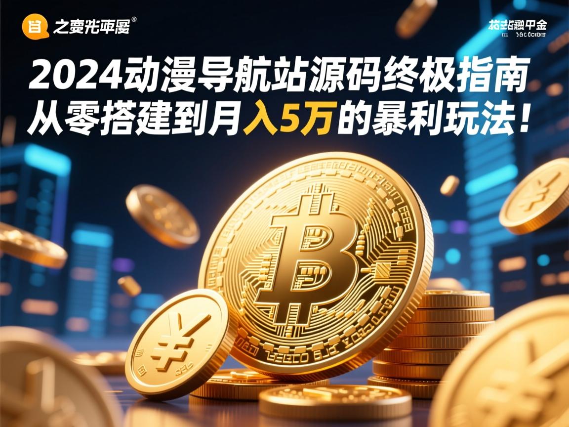 2024动漫导航站源码终极指南，从零搭建到月入5万的暴利玩法！