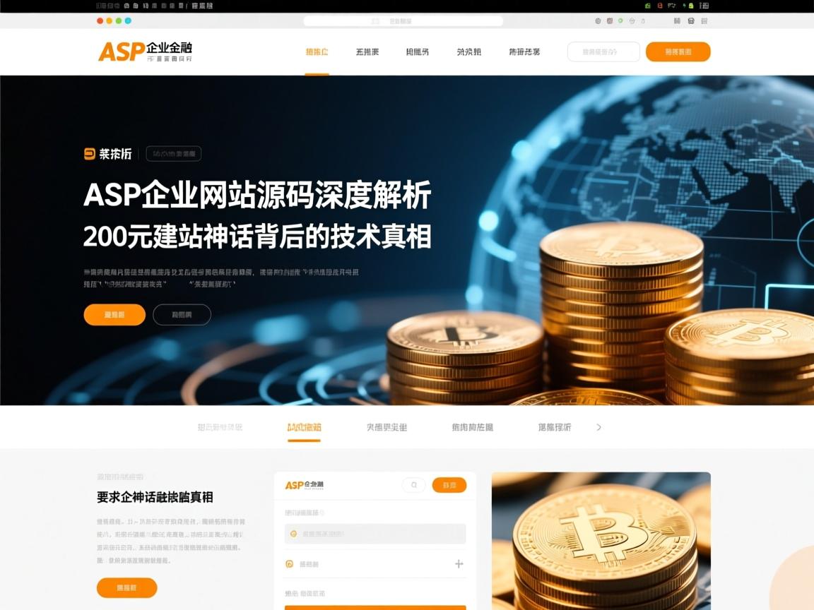 ASP企业网站源码深度解析,200元建站神话背后的技术真相