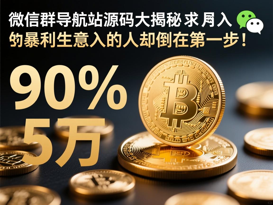 微信群导航站源码大揭秘，月入5万的暴利生意，90%的人却倒在第一步！