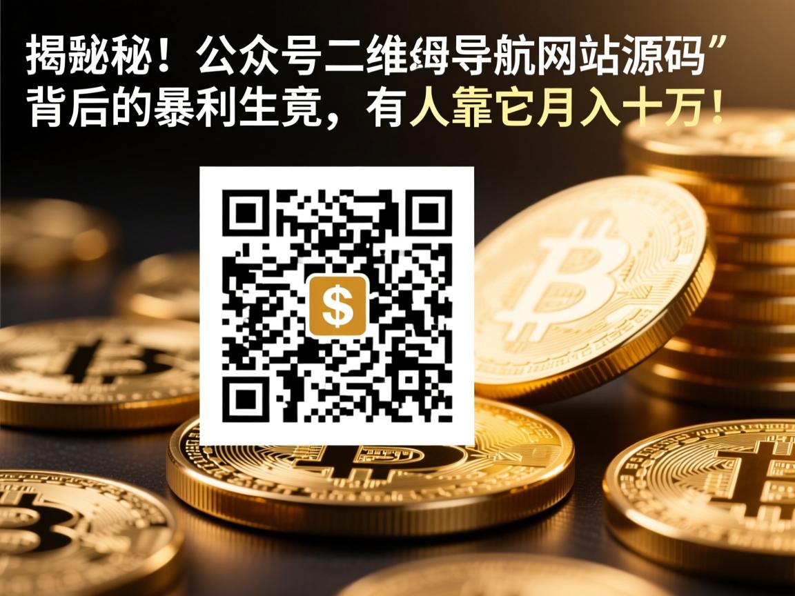 揭秘!公众号二维码导航网站源码背后的暴利生意,有人靠它月入十万!