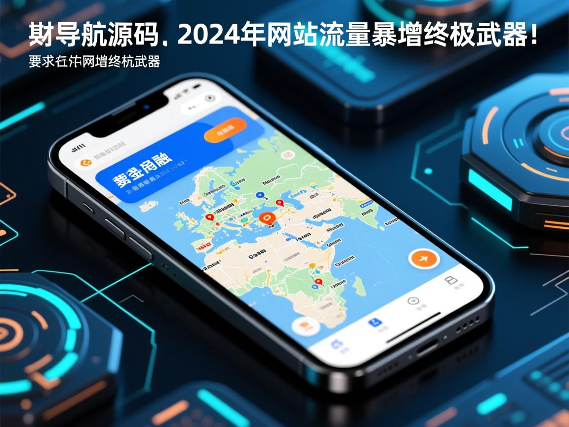 手机网站地图导航源码,2024年网站流量暴增的终极武器!