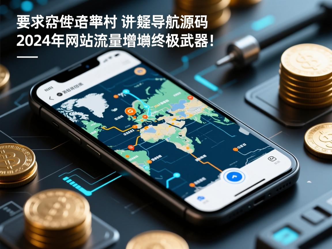 手机网站地图导航源码,2024年网站流量暴增的终极武器!