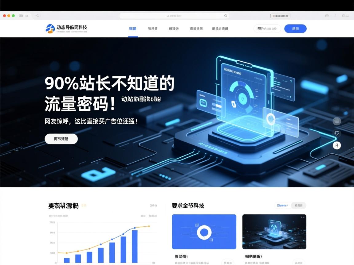 动态导航网站源码,90%站长不知道的流量密码!网友惊呼,这比直接买广告位还猛!