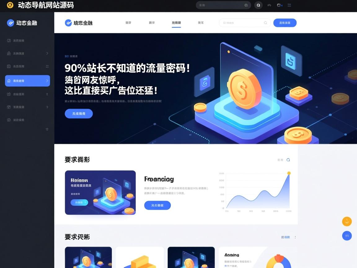 动态导航网站源码,90%站长不知道的流量密码!网友惊呼,这比直接买广告位还猛!